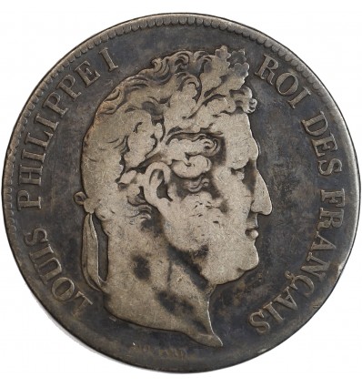 Avers : tête laurée de Louis Philippe Ier à droite