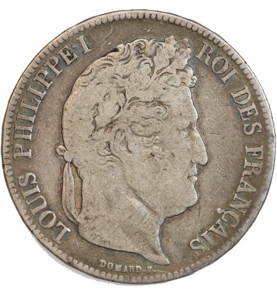 Avers : tête laurée de Louis Philippe Ier à droite