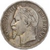 Avers : tête laurée de Napoléon III à gauche