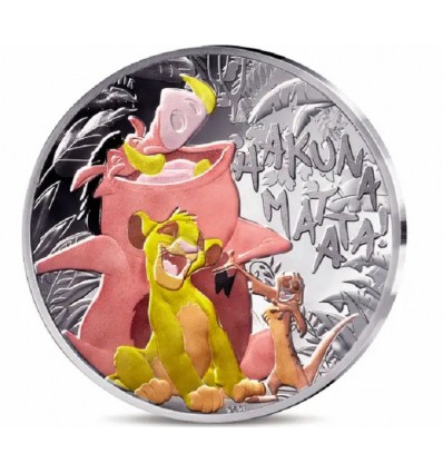 10 Euros Colorisée Disney B.E 2024 - Le Roi Lion