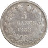 5 Francs Louis-Philippe Ier Tête Laurée Tranche En Relief
