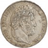 5 Francs Louis-Philippe Ier Tête Laurée Tranche En Relief
