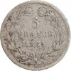 5 Francs Louis-Philippe Ier Tête Laurée Tranche En Relief