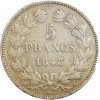 5 Francs Louis-Philippe Ier Tête Laurée Tranche En Relief