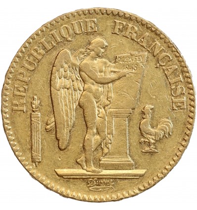 20 Francs Génie Deuxième République