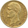 Avers : tête nue de Bonaparte à gauche
