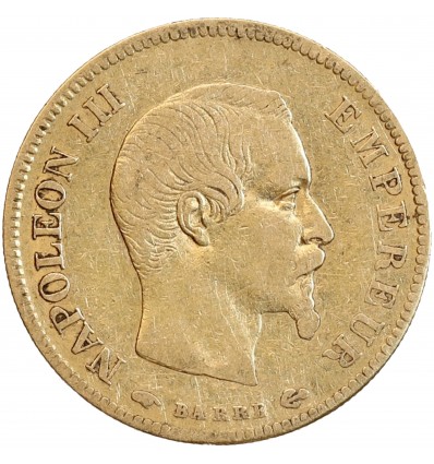 10 Francs Napoléon III Tête Nue