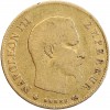Avers : tête nue de Napoléon III à droite