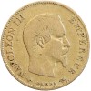 Avers : tête nue de Napoléon III à droite