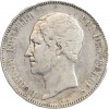 5 Francs Leopold Ier Tête Nue - Belgique Argent