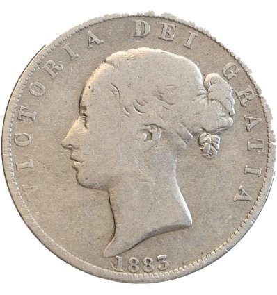 1/2 Couronne Victoria - Grande Bretagne Argent