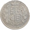 1/2 Couronne Victoria - Grande Bretagne Argent