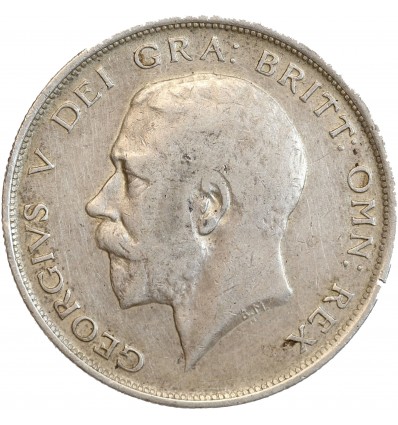 1/2 Couronne Georges V - Grande Bretagne Argent
