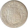 1/2 Couronne Georges V - Grande Bretagne Argent