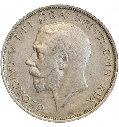 1/2 Couronne Georges V - Grande Bretagne Argent