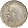 1/2 Couronne Georges V - Grande Bretagne Argent