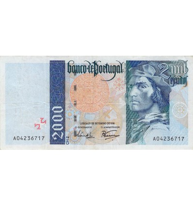 2000 Escudos Portugal 1995