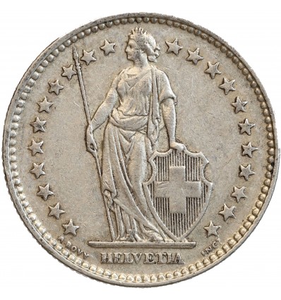 2 Francs Suisse Argent - Confederation