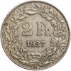 2 Francs Suisse Argent - Confederation