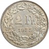 2 Francs Suisse Argent - Confederation