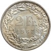 2 Francs Suisse Argent - Confederation