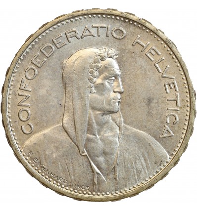 5 Francs Berger Suisse Argent - Confédération
