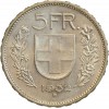 5 Francs Berger Suisse Argent - Confédération