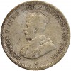 25 Cents Georges V - Ceylan Argent