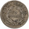 1 Décimo - Chili Argent