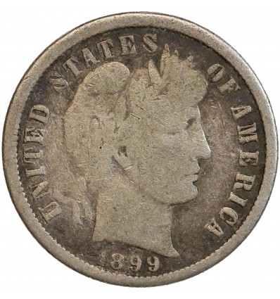 1 Dime Barber - Etats-Unis Argent