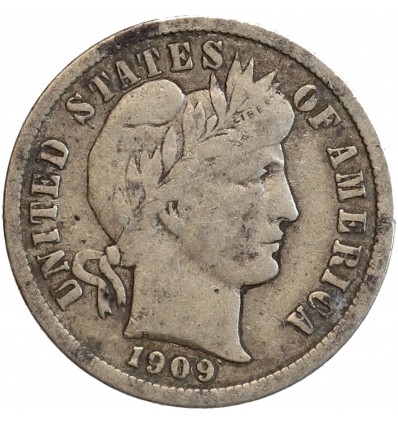 1 Dime Barber - Etats-Unis Argent