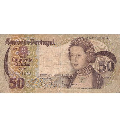 50 Escudos Portugal 01.02.1980