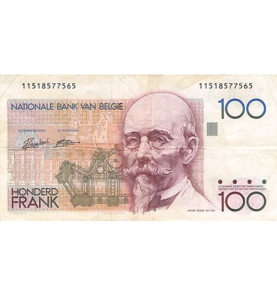100 Francs Belgique (1981-1982)