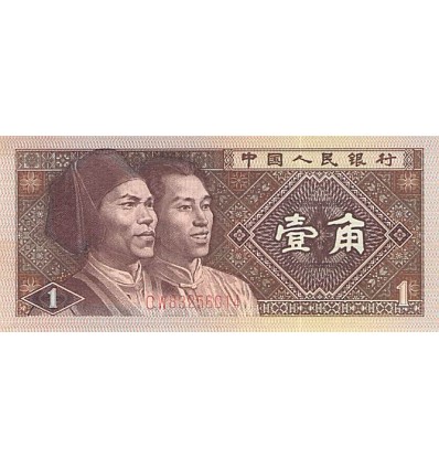 1 Jiao Chine 1980