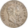 5 Lires Victor Emmanuel II Italie Argent - Italie Réunifiée