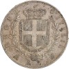 5 Lires Victor Emmanuel II Italie Argent - Italie Réunifiée