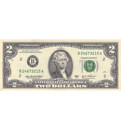 2 Dollars Etats-Unis 2003