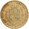 20 Lires Victor Emmanuel II - Italie Sardaigne