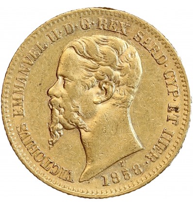 20 Lires Victor Emmanuel II - Italie Sardaigne