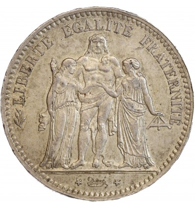 5 Francs Hercule Troisième République