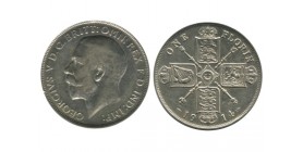 1 Florin Georges V Grande Bretagne Argent - Grande Bretagne