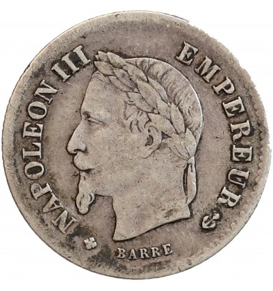 20 Centimes Napoléon III Tête Laurée