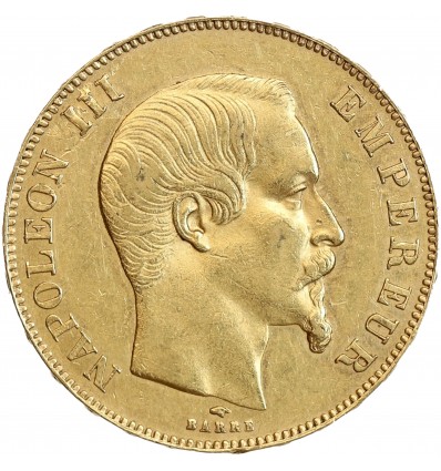 50 Francs Napoléon III Tête Nue