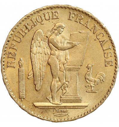 20 Francs Génie Troisième République
