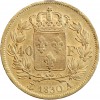 40 Francs Charles X Tranche en Creux