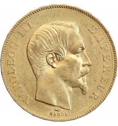 50 Francs Napoléon III Tête Nue