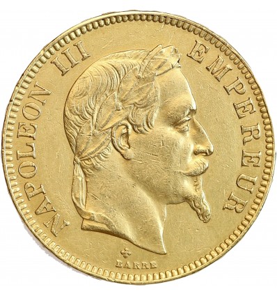 100 Francs Napoléon III Tête Laurée