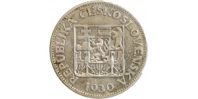 10 Couronnes - Tchécoslovaquie Argent