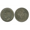 1 Florin Georges VI Grande Bretagne Argent - Grande Bretagne