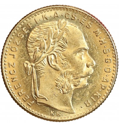 8 Forints - 20 Francs François Joseph Ier